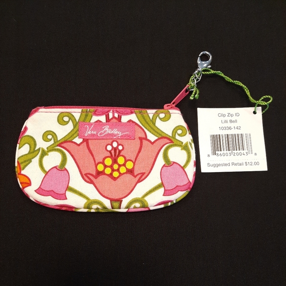 Vera Bradley ~ Lilli Bell Zip & Clip ID Case ~ NWT - Picture 2 of 7